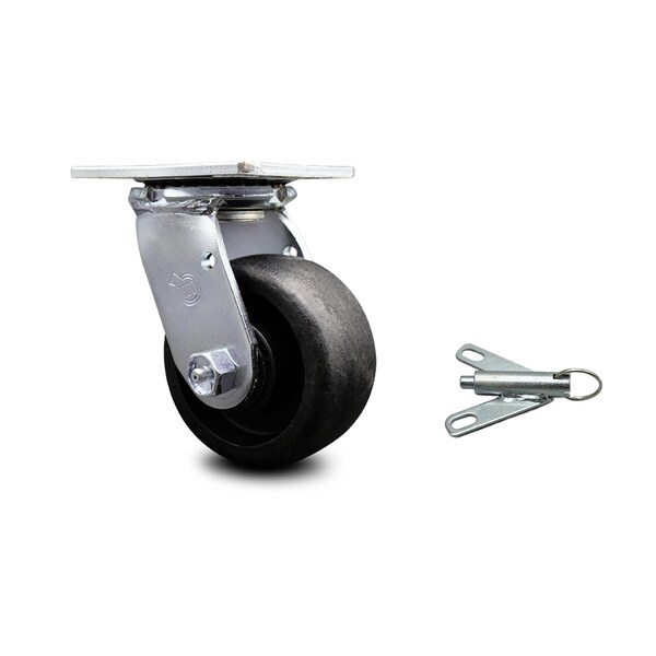 4 Inch Glass Filled Nylon Swivel Caster with Ball Bearing and Swivel Lock SCC